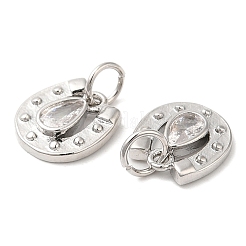 Реечное покрытие латунь с подвесками из кубического циркония&nbsp;KK-K332-23P