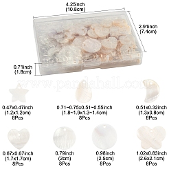 56 шт. 7 подвески в виде пресноводных ракушек SHEL-FS0001-07