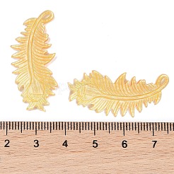 Резные подвески из натуральных желтых ракушек&nbsp;SSHEL-C012-15