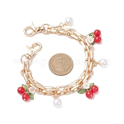 2 chaîne décorative en verre pour sac de fleurs et de fruits&nbsp;AJEW-BA00172-02