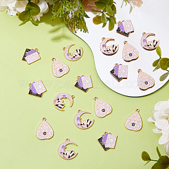 18 шт. 3 стиля подвески из сплава Eanaml в стиле Таро&nbsp;FIND-DC0006-60