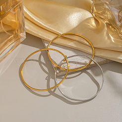 Минималистичные однослойные браслеты из нержавеющей стали 304 для женщин&nbsp;SW5959