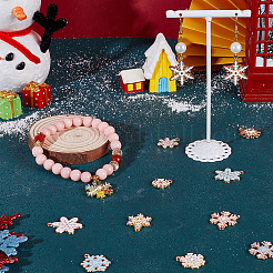 48 шт. 12 стильные рождественские подвески из сплава с эмалью ENAM-SC0003-60