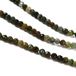 Природные африканские нефритовые бусы пряди&nbsp;LS-G-RM2025-33-2mm