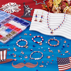Kit fai da te per realizzare una bandiera americana&nbsp;DIY-PH0038-96