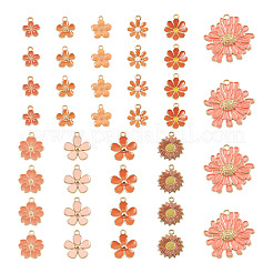 Colgantes de esmalte de aleación 40pcs 10 estilos&nbsp;ENAM-TA0004-09