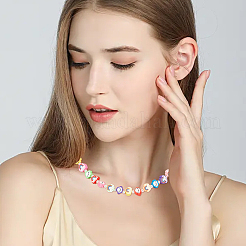 200pcs 2 styles de perles d'argile polymère faites à la main&nbsp;CLAY-PA0001-53