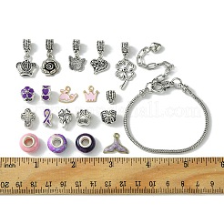 Европейский браслет с подвесками своими руками&nbsp;DIY-FS0005-64