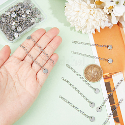 50 шт. удлинитель цепи из нержавеющей стали 304&nbsp;STAS-UN0053-98