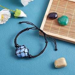 Регулируемый плетеный нейлоновый шнур макраме мешочек изготовление браслета AJEW-SW00013-20