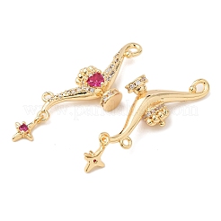 Латунные микро проложить кубического циркония подвески&nbsp;KK-A279-05G