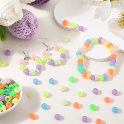 800 шт. Светящиеся акриловые бусины&nbsp;OACR-SP0001-57