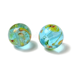 Ручной прозрачные бусины бусины&nbsp;LAMP-C016-04D-02