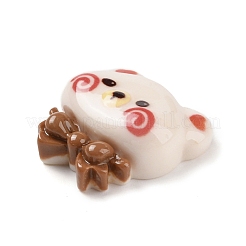 Bärenbrot undurchsichtige Harz Decoden Cabochons&nbsp;X-CRES-Q220-05A