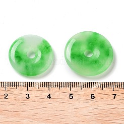 Крашеные натуральный белый нефрит подвески G-Q016-05A-01