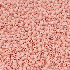 MIYUKIデリカビーズ  シリンダー  日本製シードビーズ  11/0  （db1513)マット不透明ライトサーモン  1.3x1.6mm  穴：0.8mm  約20000個/袋  100 G /袋&nbsp;SEED-J020-DB1513