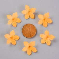 Матовые акриловые колпачки из бисера MACR-S371-05A-719