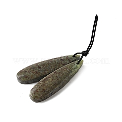 Подвески из натурального стихтита G-L617-G07-10x40mm