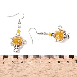 Boucles d'oreilles pendantes en perles de verre&nbsp;EJEW-MZ00703-01