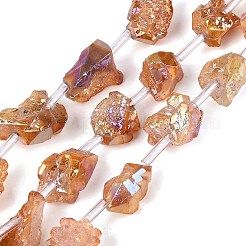 Perles d'améthyste naturelle brute&nbsp;G-Q610-05F