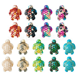 45шт 9 цвета синтетические бирюзовые бусины&nbsp;G-TA0001-78