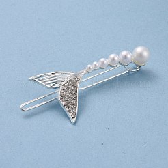 Заколки для волос со стразами из сплава PHAR-Z003-03S