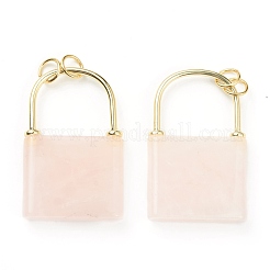 Природного розового кварца подвески G-B012-16G-08