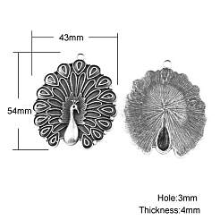 Pendente basi di strass  stile tibetano&nbsp;TIBE-A23959-AS-FF