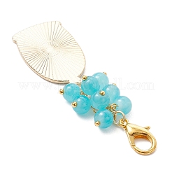 Подвесные украшения из эмали из сплава 2 шт. HJEW-JM03287