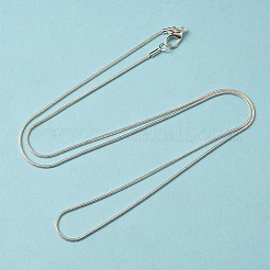 Messing Runde Schlangenkette Halskette Herstellung&nbsp;KK-F763-07P