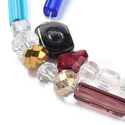 Смешанные стили стеклянные бусины нити&nbsp;GLAA-F081-12A