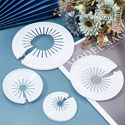 48шт 4 стиля пластиковая накладка радиатора крышка водопроводной трубы KY-GO0001-12