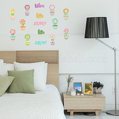 45 pièces 15 styles de fleurs de papier colorées de printemps découpées&nbsp;DIY-WH0430-033