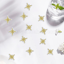 100 шт. самоклеящиеся нашивки на тканевой основе с компьютерной вышивкой в виде звезд&nbsp;PATC-CY0001-37B