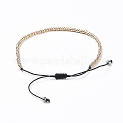 Bracciali con perline intrecciate con filo di nylon&nbsp;BJEW-JB04348-01