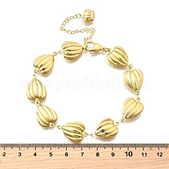 Браслеты из нержавеющей стали 304 для женщин BJEW-P354-04B-G