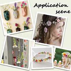 180 Stück 15 Farben Gesso künstliche Blume&nbsp;DIY-SP0006-16