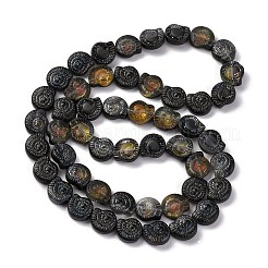 Стеклянные бусины с гальваническим покрытием &nbsp;EGLA-F164-HP02