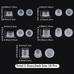 50 шт. 5 вида пластиковых пробок для бутылок KY-GF0001-42B