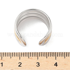 Массивные манжетные кольца из нержавеющей стали 304&nbsp;RJEW-S626-02GP