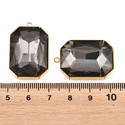 Pendenti in acciaio inossidabile 304 e vetro&nbsp;STAS-G398-27G-03