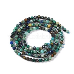 Chapelets de perles en chrysocolle et lapis lazuli naturelles&nbsp;X-G-P542-A03-02