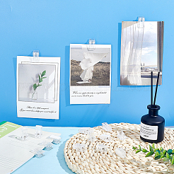 50 Stück selbstklebende Fotopapier-Bastelklammern aus Kunststoff&nbsp;AJEW-GA0009-88