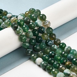 Натуральные полосатые агатовые / полосатые агатовые бусинки G-A246-8mm-06