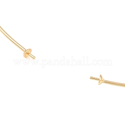 Herstellung von Choker-Halsketten aus Messing&nbsp;KK-P354-01G