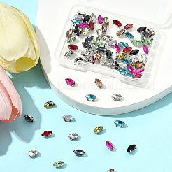 80шт 10 цвета пришить горный хрусталь RGLA-FS0001-18