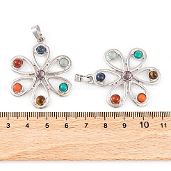 Подвески из натурального тигрового глаза чакры G-NH0025-08P