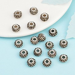 Бусины со стразами из смолы&nbsp;CPDL-H001-10x7mm-17