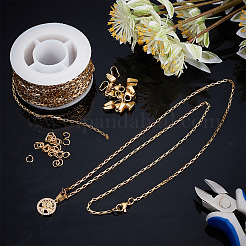 Наборы для самостоятельного изготовления браслета-цепочки и ожерелья DIY-SC0020-21G