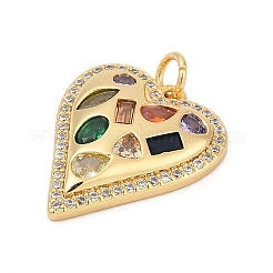 Латунные микро проложить кубического циркония подвески&nbsp;KK-U058-28G